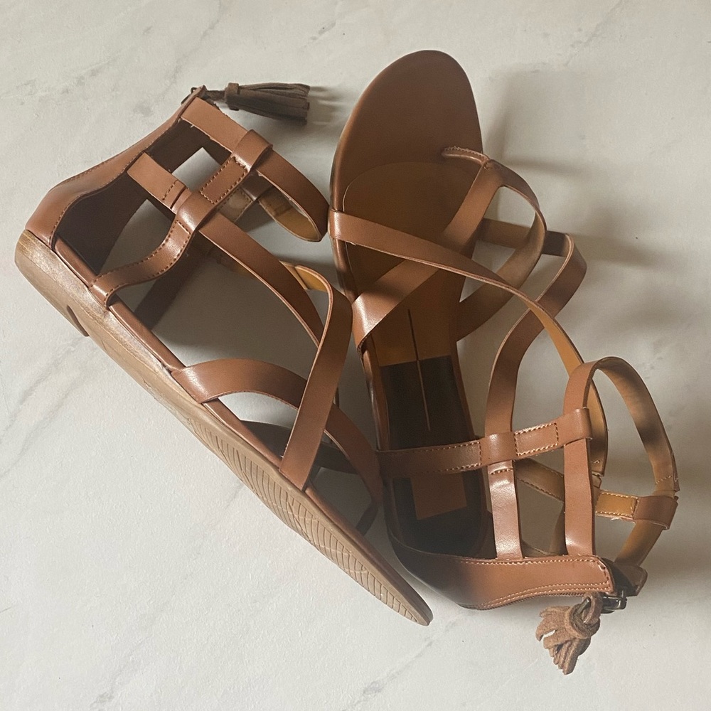 Dolce Vita Tan Gladiator Sandals